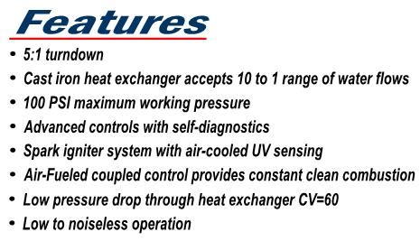 How do commercial boilers operate?