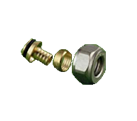 Compression Fitting for PEX Pipe